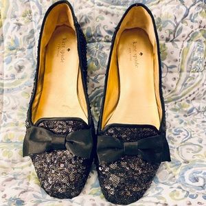 KATE SPADE ♠️ Sz. 9 black flats!